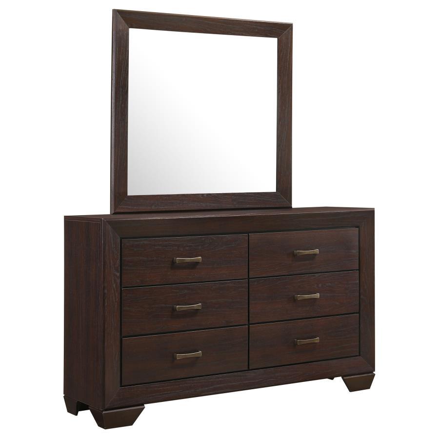 Kauffman - 6-Drawer Dresser With Mirror