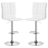 Ashbury - Slim Upholstered Adjustable Bar Stools (Set of 2)