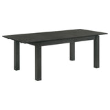 Jakob - Mesa de comedor rectangular - Negro