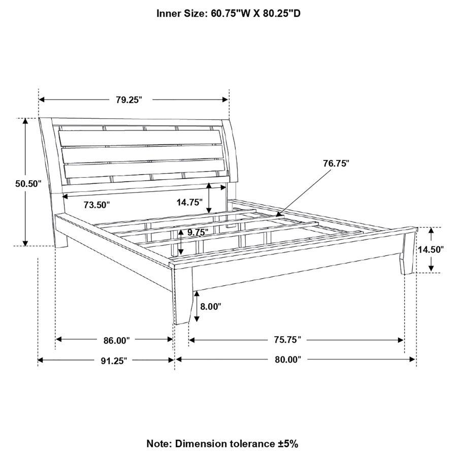 Serenity - Panel Bed