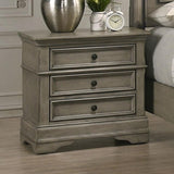 Manchester - 3-Drawer Nightstand - Wheat