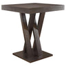 Freda - Double X-Shaped Base Square Table