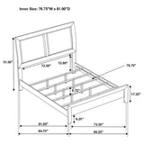 Briana - Cama Panel Tapizada