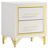 Lucia - 2-Drawer Nightstand - White