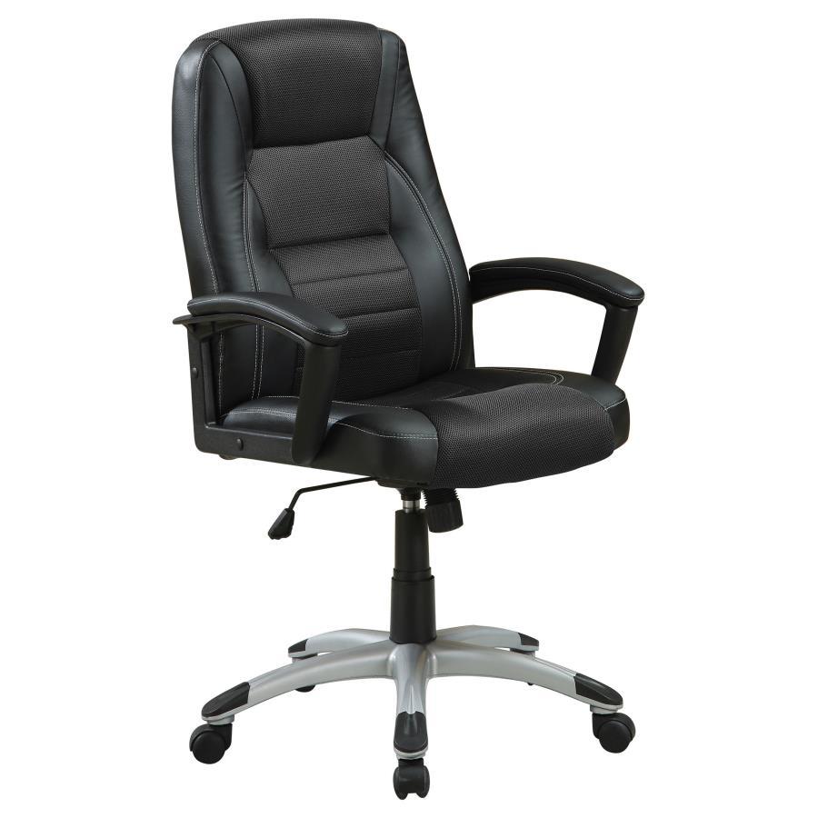 Dione - Silla de oficina de altura ajustable - Negro