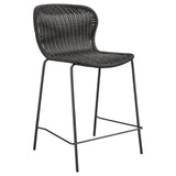 Mckinley - Upholstered Bar Stools With Footrest (Set of 2)