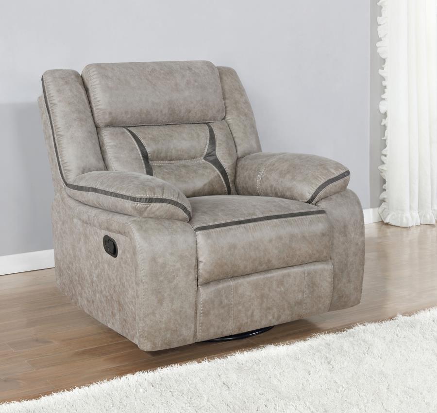 Greer - Sillón reclinable con planeador giratorio