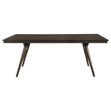 Wes - Mesa de comedor rectangular - Nogal oscuro