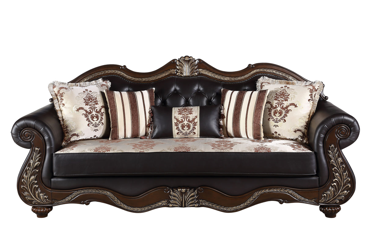 Maximus - Sofa - Dark Brown