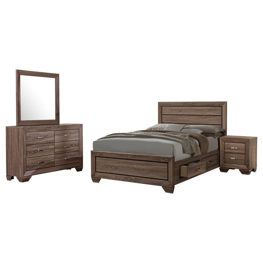 Kauffman - Transitional Storage Bed Bedroom Set