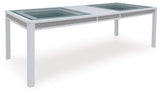 Chalanna - Juego de mesa extensible de comedor rectangular