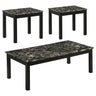 Bates - Faux Marble 3-Piece Occasional Table Set