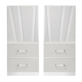 Europa - Nightstand Panels (Set of 2) - White