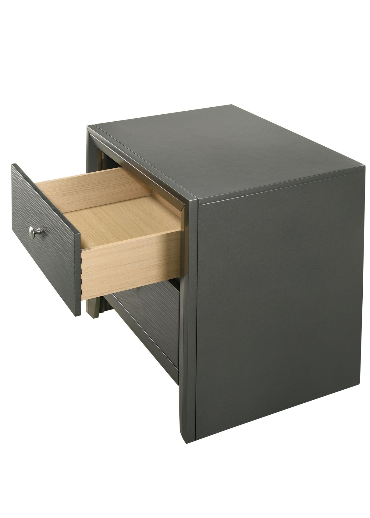 Denker - Nightstand - Gun Metal