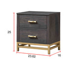 Trevor - Nightstand - Brown