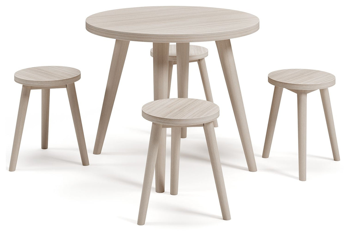 Blariden - Natural - Table Set (Set of 5)