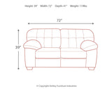 Accrington - Stationary Loveseat