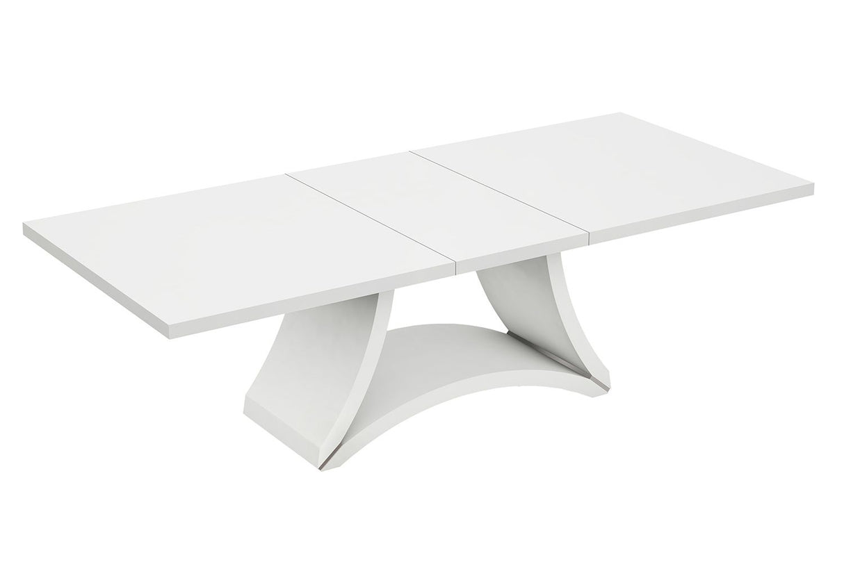 D313 - Juego De Mesa De Comedor Y 6 Sillas - Blanco