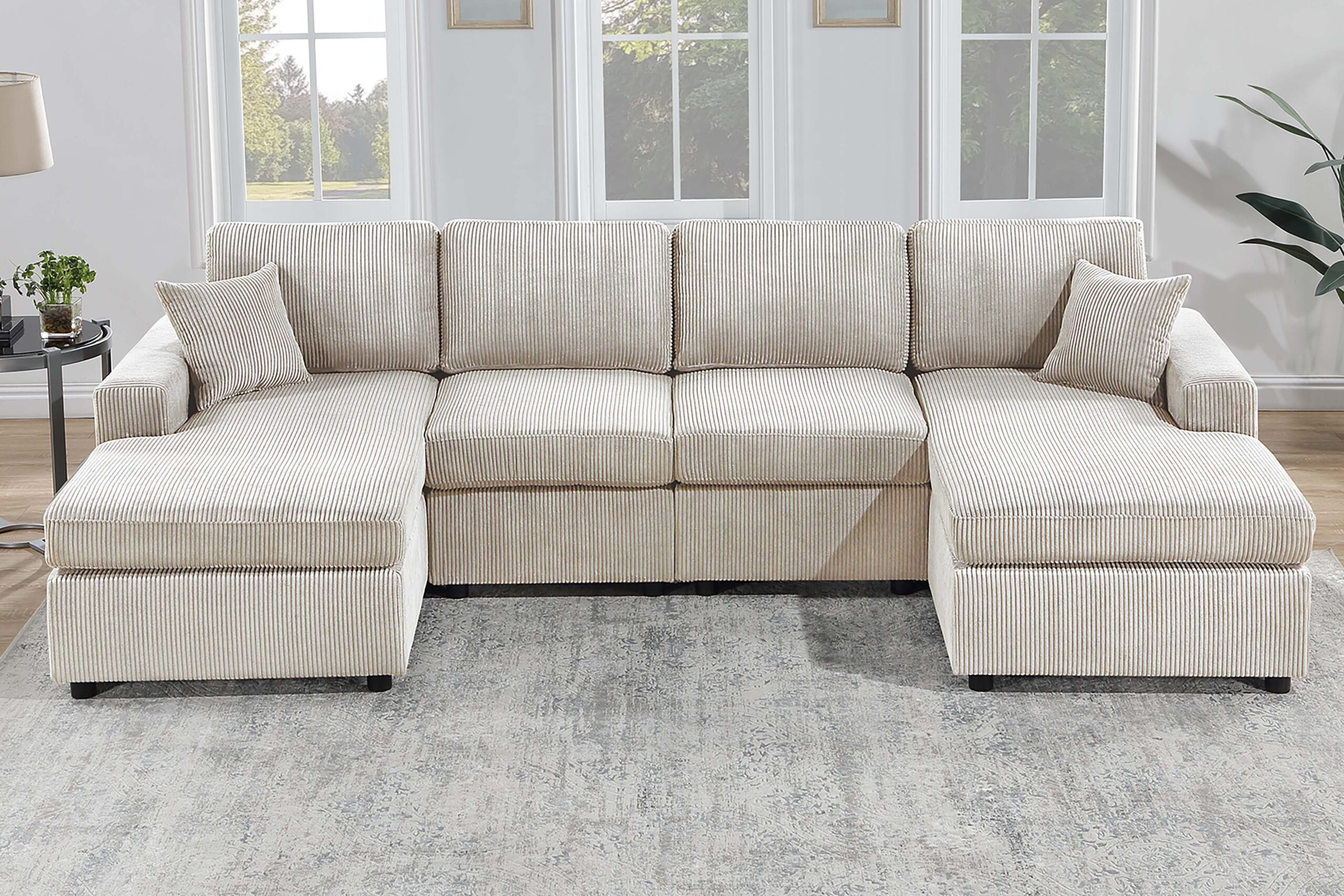 3 pc sectional with accent pillows 3 pc sectional with accent pillows