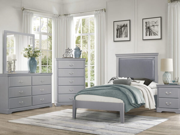 seabright transitional design twin bed