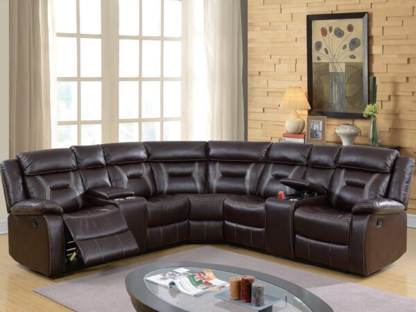 Manual Reclining Sectional