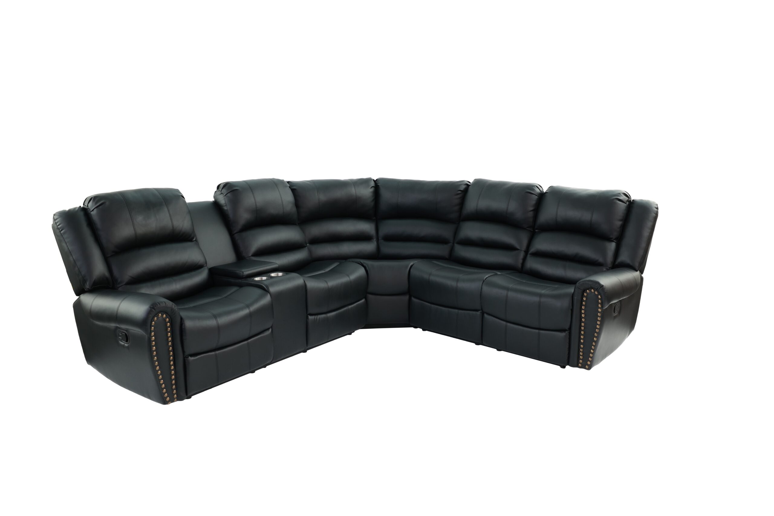 manual reclining sectional manual reclining sectional