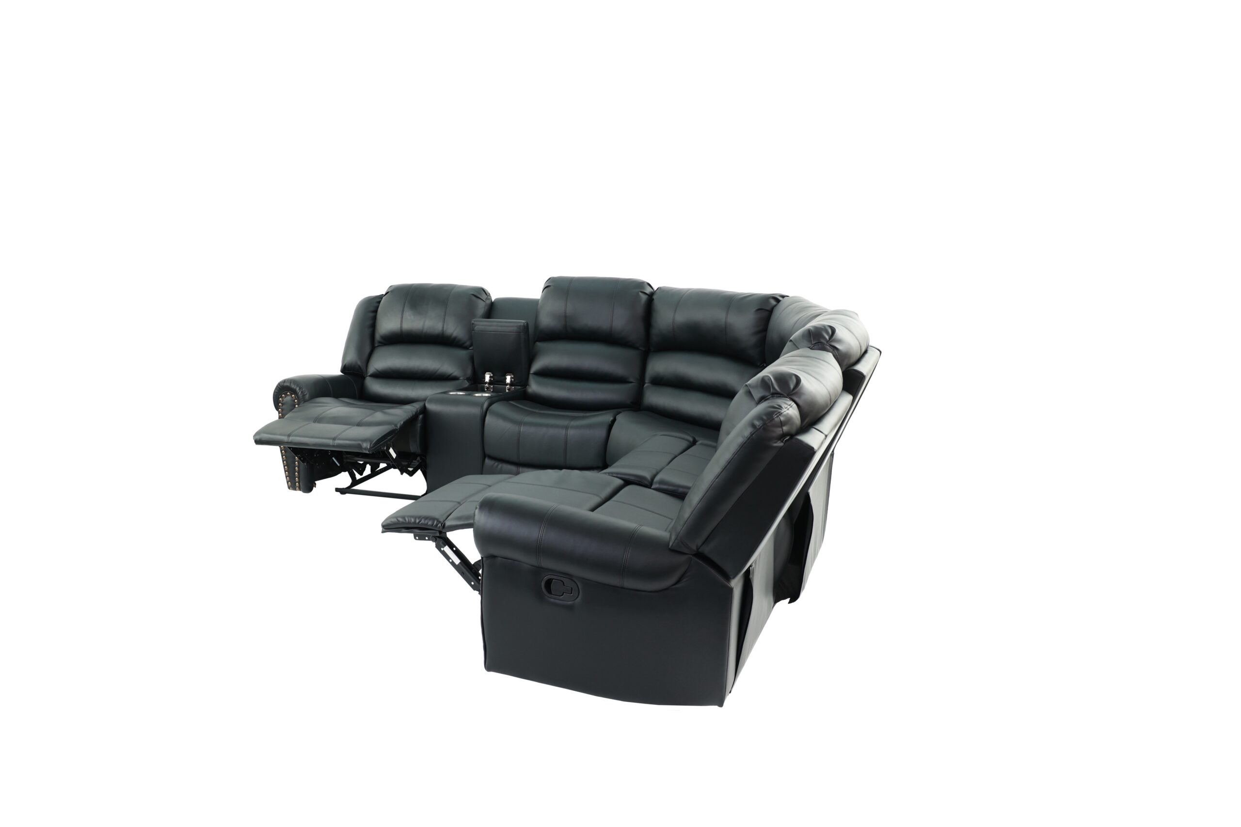 manual reclining sectional manual reclining sectional