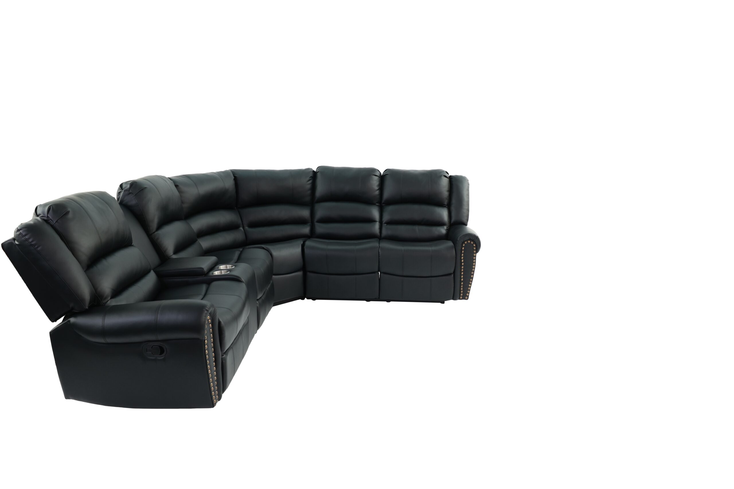manual reclining sectional manual reclining sectional
