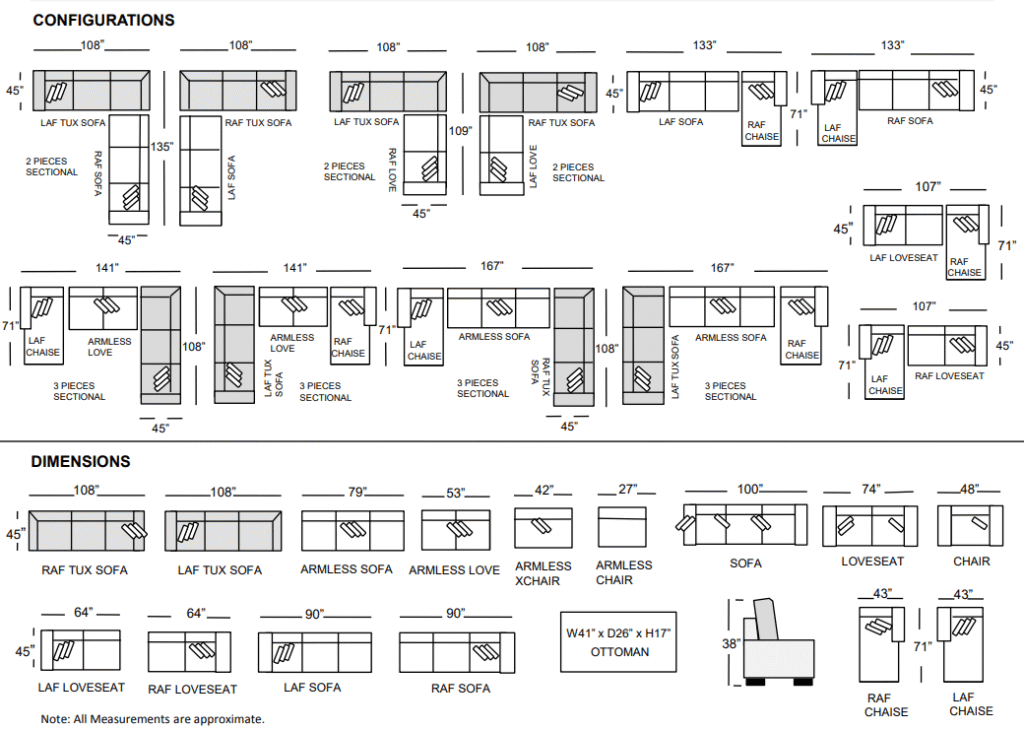example of dimensions