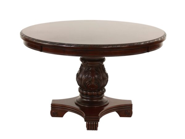 traditional walnut dining round table