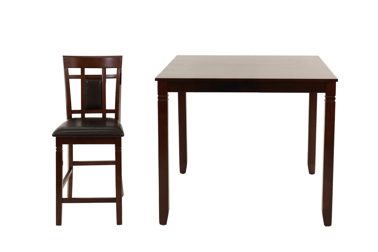 5 piece counter height dining set in cashew wood 5 piece counter height dining set in cashew wood