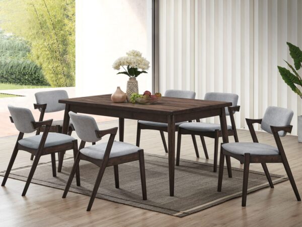 dining table charcoal and faux marble top (copy)