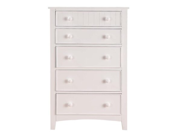 white pine 5 drawer chest