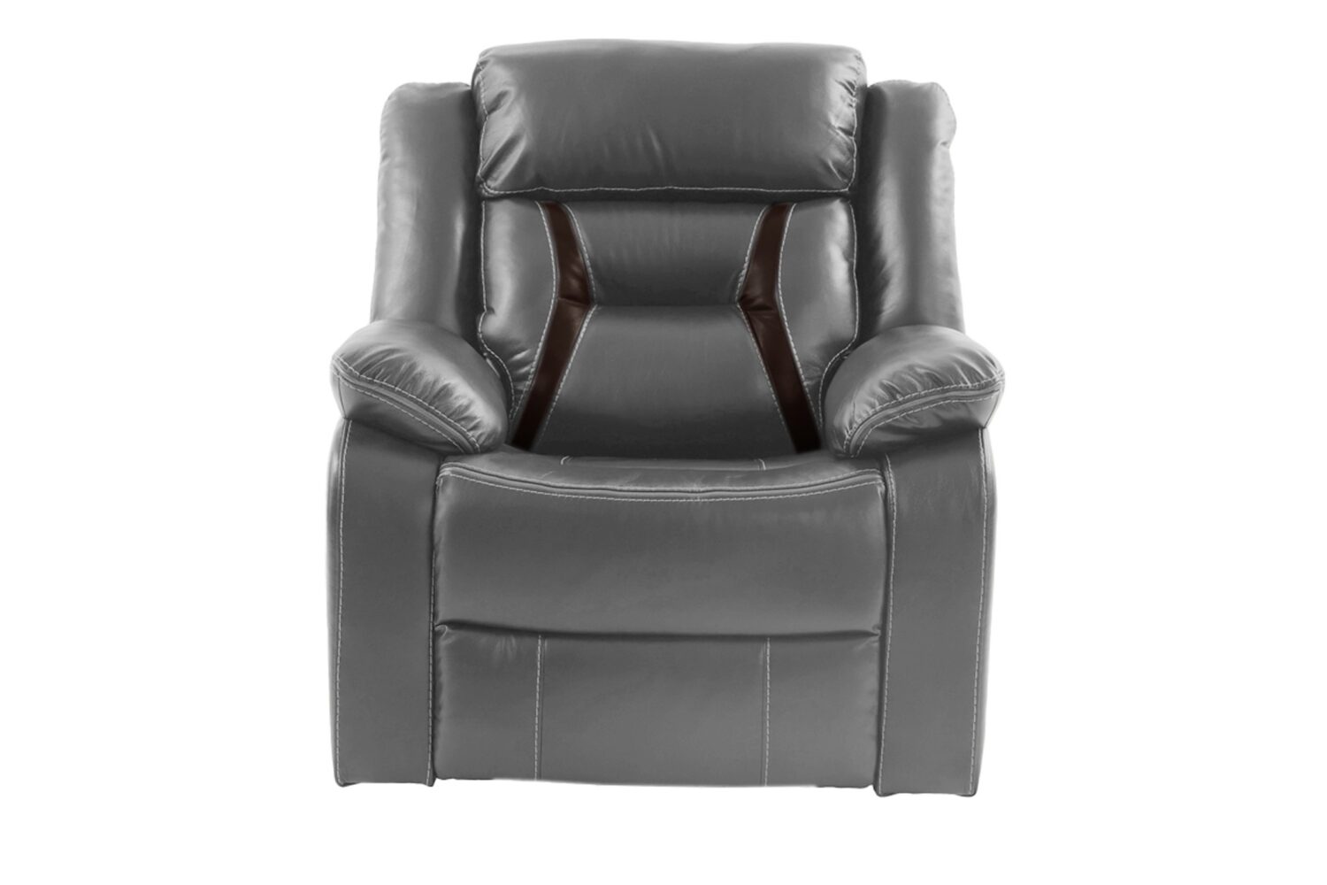 retro style glider recliner chair in brown retro style glider recliner chair in brown