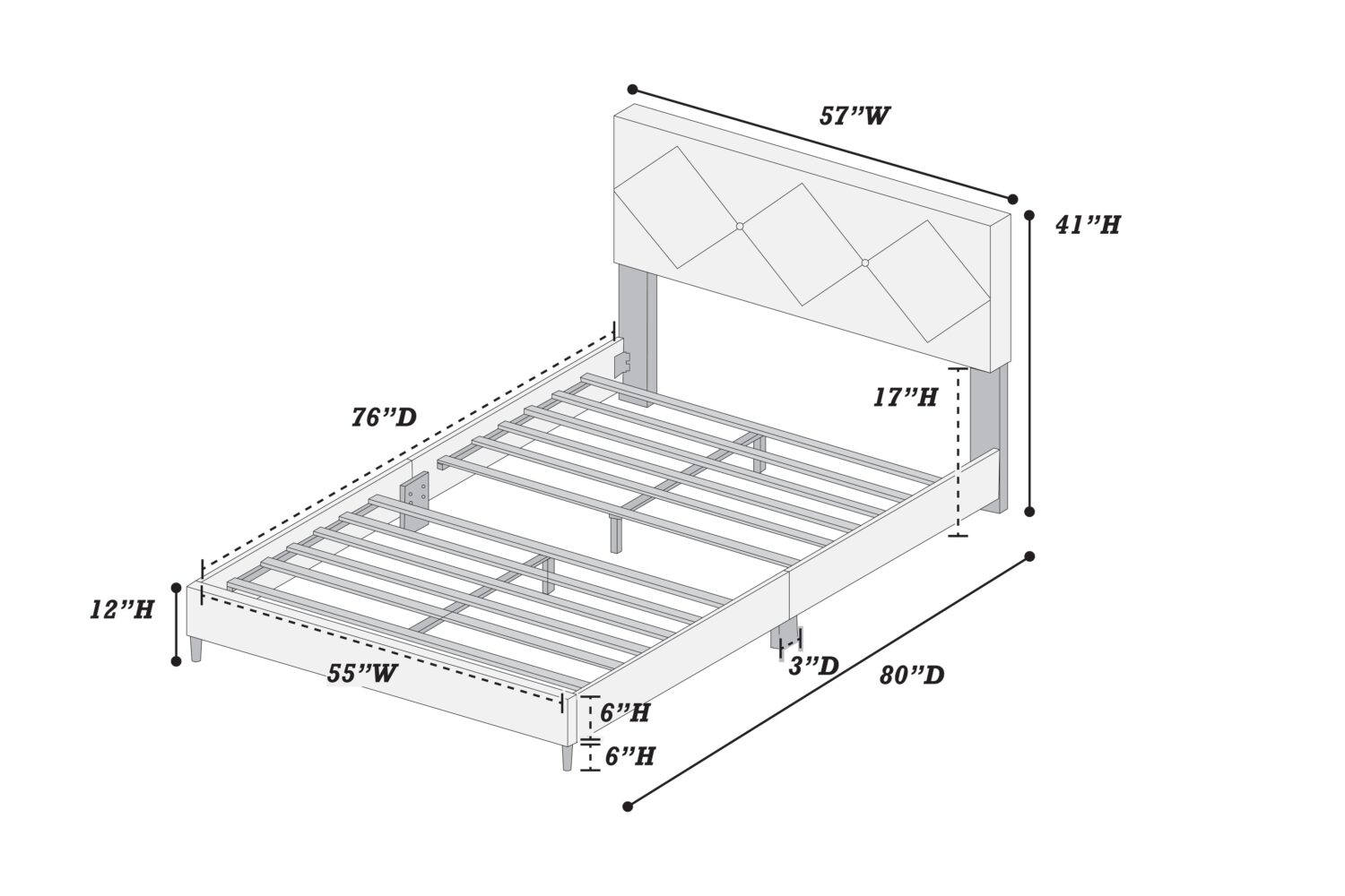 velvet gray, navy or l pink v stitch twin or full bed frame velvet gray, navy or l pink v stitch twin or full bed frame