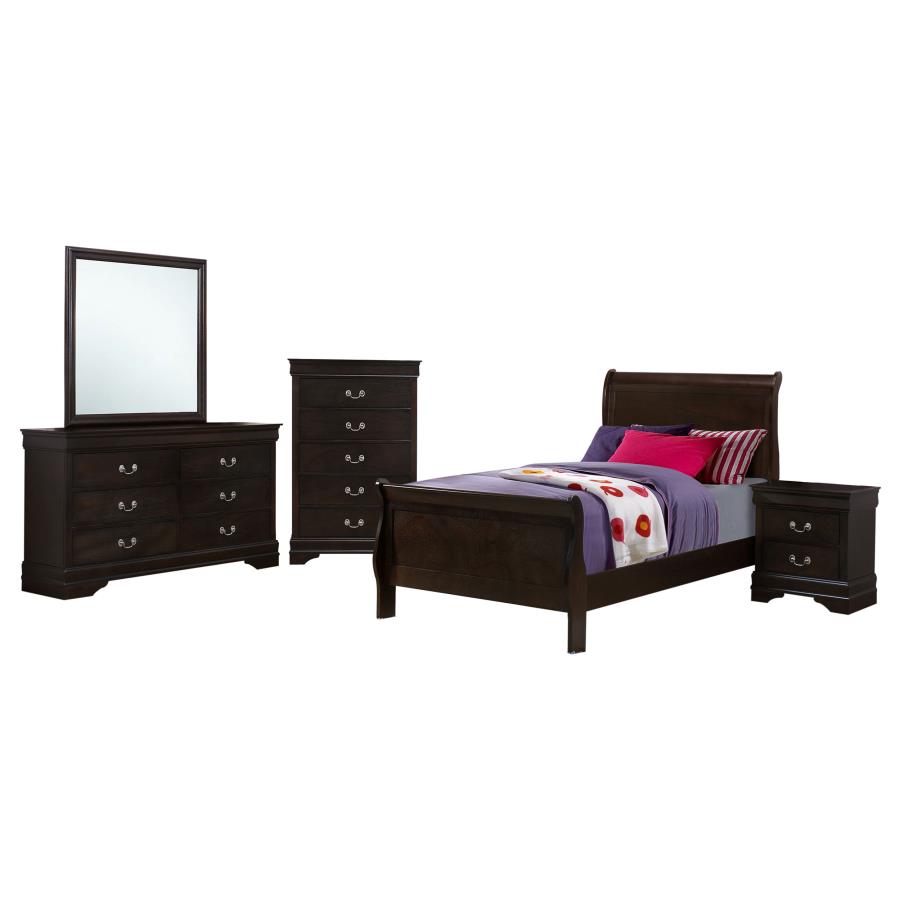 louis philippe 5 piece twin bedroom set cappuccino louis philippe 5 piece twin bedroom set cappuccino