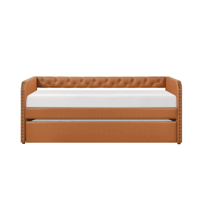 wilcox brown daybed & trundle wilcox brown daybed & trundle