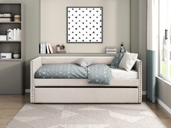 boynton daybed & trundle bed in beige