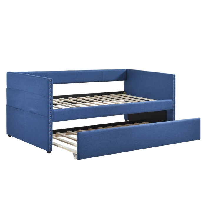 boynton daybed & trundle bed in blue boynton daybed & trundle bed in blue