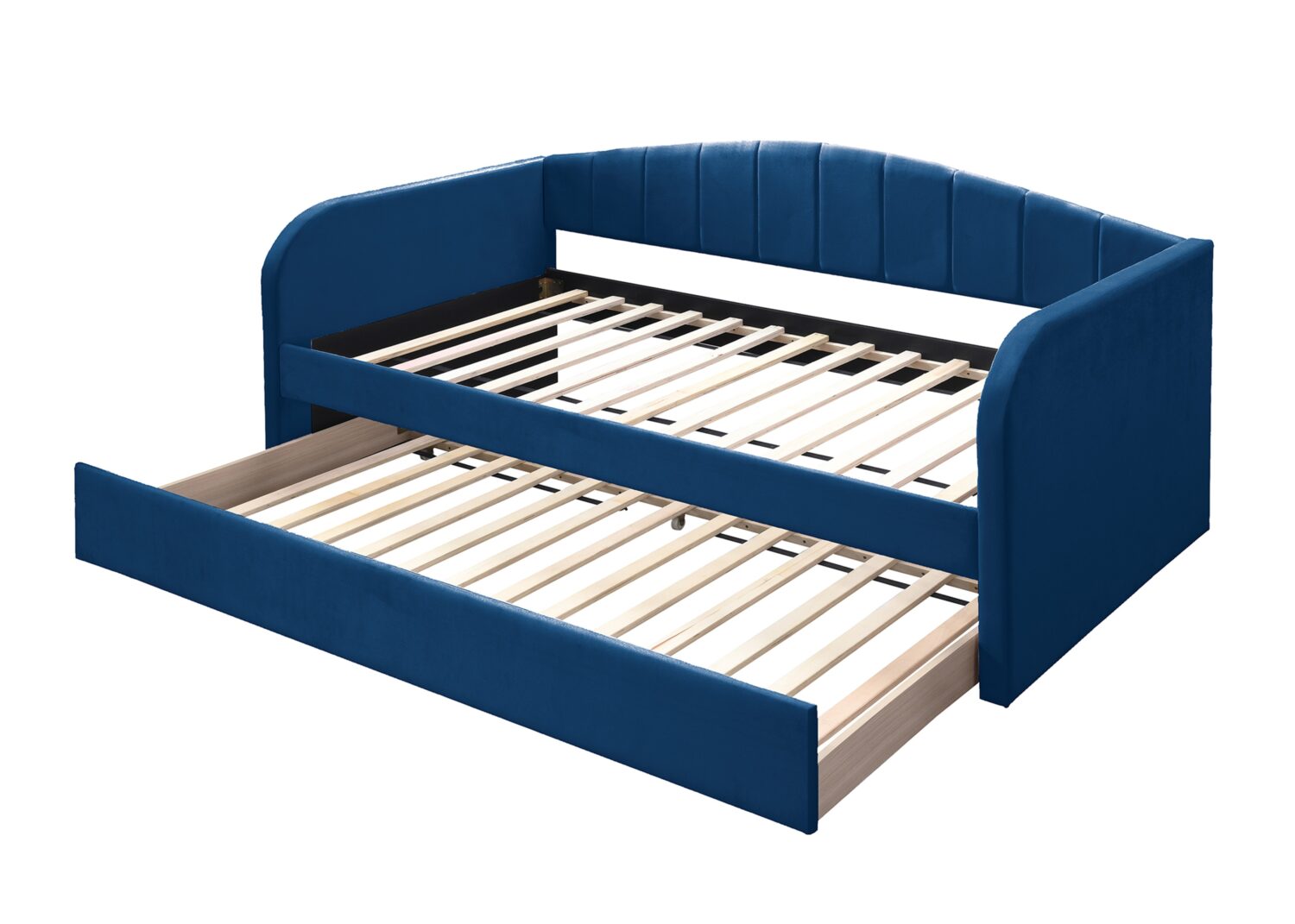 navy blue; velvet trundle day bed navy blue; velvet trundle day bed