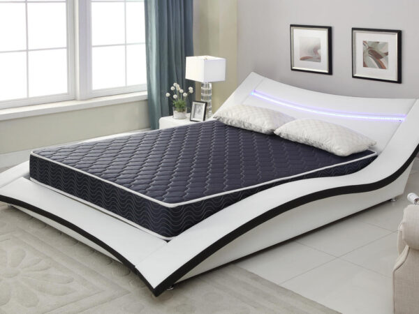 6″ profile, high density foam mattress in twin or full